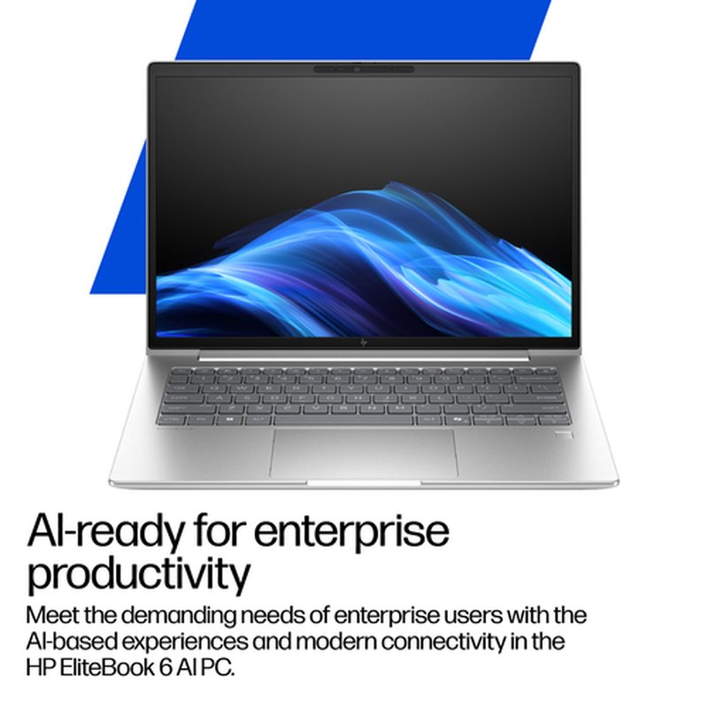 HP EliteBook 6 G1i 14 inch Notebook AI PC Wolf Pro Security Edition Intel Core Ultra 7 255U Portátil 35,6 cm (14") WUXGA 16 GB DDR5-SDRAM 512 GB SSD Wi-Fi 7 (802.11be) Windows 11 Pro Plata HP EliteBook 6 G1i 14 inch Notebook AI PC Wolf Pro Security Edition Intel Core Ultra 7 255U Portátil 35,6 cm (14") WUXGA 16 GB DDR5-SDRAM 512 GB SSD Wi-Fi 7 (802.11be) Windows 11 Pro Plata - Imagen 2