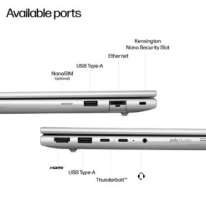 HP EliteBook 6 G1i 14 inch Notebook AI PC Wolf Pro Security Edition Intel Core Ultra 7 255U Portátil 35,6 cm (14") WUXGA 16 GB DDR5-SDRAM 512 GB SSD Wi-Fi 7 (802.11be) Windows 11 Pro Plata HP EliteBook 6 G1i 14 inch Notebook AI PC Wolf Pro Security Edition Intel Core Ultra 7 255U Portátil 35,6 cm (14") WUXGA 16 GB DDR5-SDRAM 512 GB SSD Wi-Fi 7 (802.11be) Windows 11 Pro Plata