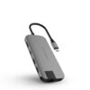HUB USB-C HYPER SLIM 8 EN 1 GRIS