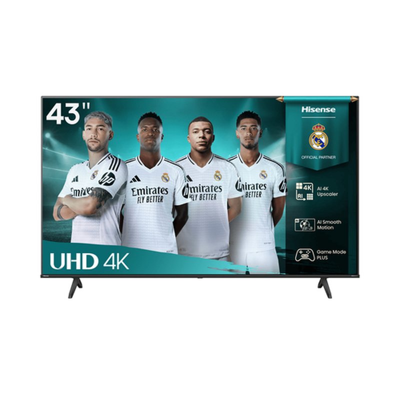 Hisense 43A6Q Televisor 109,2 cm (43") 4K Ultra HD Smart TV Wifi Negro 300 cd / m² Hisense 43A6Q Televisor 109,2 cm (43") 4K Ultra HD Smart TV Wifi Negro 300 cd / m²