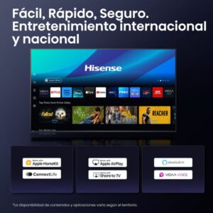 Hisense 43A6Q Televisor 109,2 cm (43") 4K Ultra HD Smart TV Wifi Negro 300 cd / m² Hisense 43A6Q Televisor 109,2 cm (43") 4K Ultra HD Smart TV Wifi Negro 300 cd / m²
