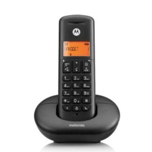 Motorola E201 Teléfono DECT Identificador de llamadas Negro