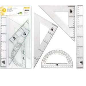 JUEGO ESCUARAABON25CM REGLA 30CM