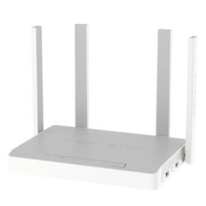 Alternative view of Keenetic Hero Router Wi-Fi en malla AX1800 con CPU de doble núcleo, Smart Switch Gigabit de 5 puertos, puerto Combo SFP, puertos USB 2.0 y USB 3.0