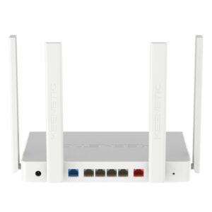Keenetic Hero Router Wi-Fi en malla AX1800 con CPU de doble núcleo, Smart Switch Gigabit de 5 puertos, puerto Combo SFP, puertos USB 2.0 y USB 3.0