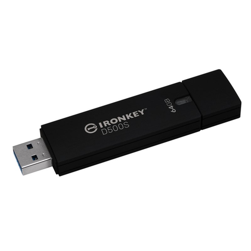 Kingston Technology IronKey D500S unidad flash USB 64 GB USB tipo A 3.2 Gen 1 (3.1 Gen 1) Negro Kingston Technology IronKey D500S unidad flash USB 64 GB USB tipo A 3.2 Gen 1 (3.1 Gen 1) Negro - Imagen 5