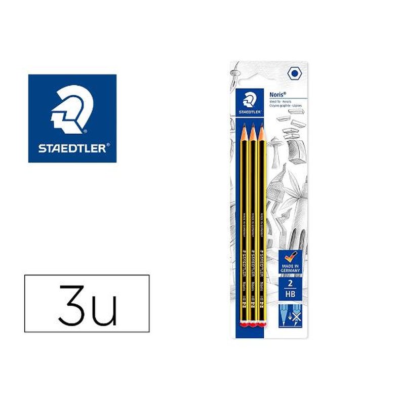 LAPICESGRAFITO NORIS N.2 HB 3UD LAPICESGRAFITO NORIS N.2 HB 3UD