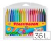 LAPICES CERA PLASTIDECOR CAJA 36 LAPICES CERA PLASTIDECOR CAJA 36