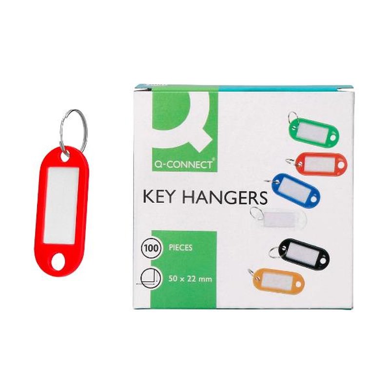 LLAVERO PORTAETIQ Q-CONNECT BLA LLAVERO PORTAETIQ Q-CONNECT BLA