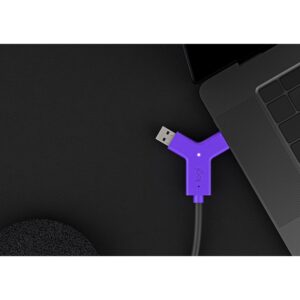 Logitech Swytch Transmisor y receptor de señales AV Negro, Violeta
