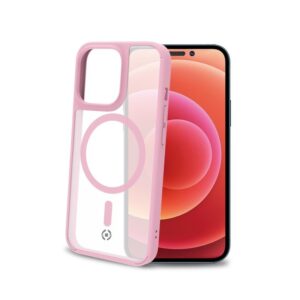 Celly Magmatt funda para teléfono móvil 15,5 cm (6.1") Rosa, Transparente