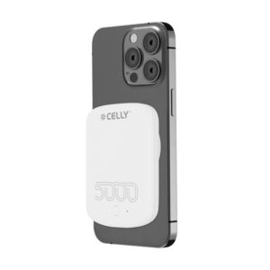 Celly MAGPB5000PROWH batería externa 5000 mAh Cargador inalámbrico Blanco