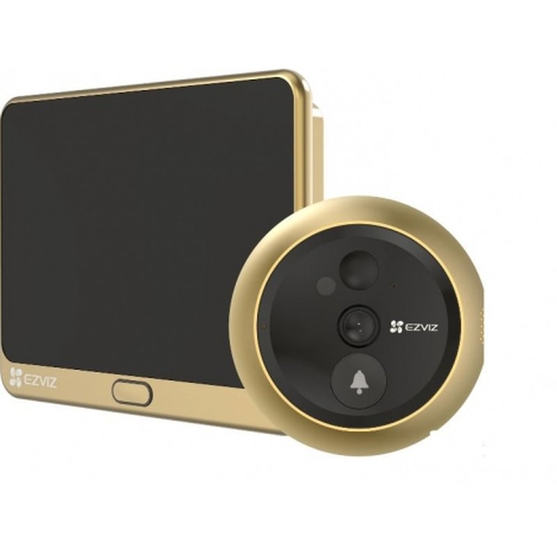 MIRILLA DIGITAL EZVIZ DP2 2MP FHD DIA / NOCHE SD 4.3" GOLD / BLACK MIRILLA DIGITAL EZVIZ DP2 2MP FHD DIA / NOCHE SD 4.3" GOLD / BLACK