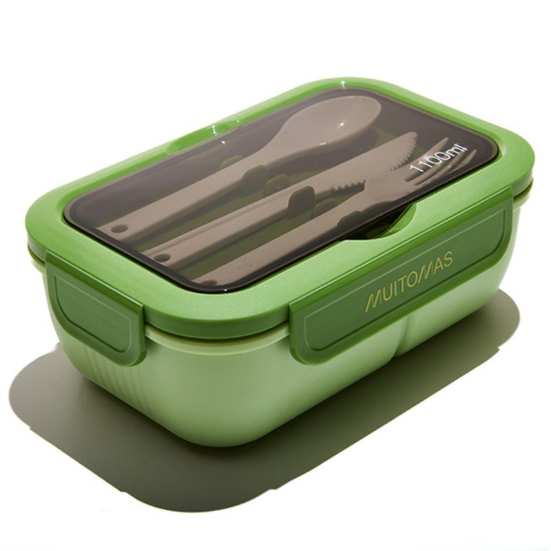 MUITOMAS LUNCH BOX SMALL GREEN MUITOMAS LUNCH BOX SMALL GREEN