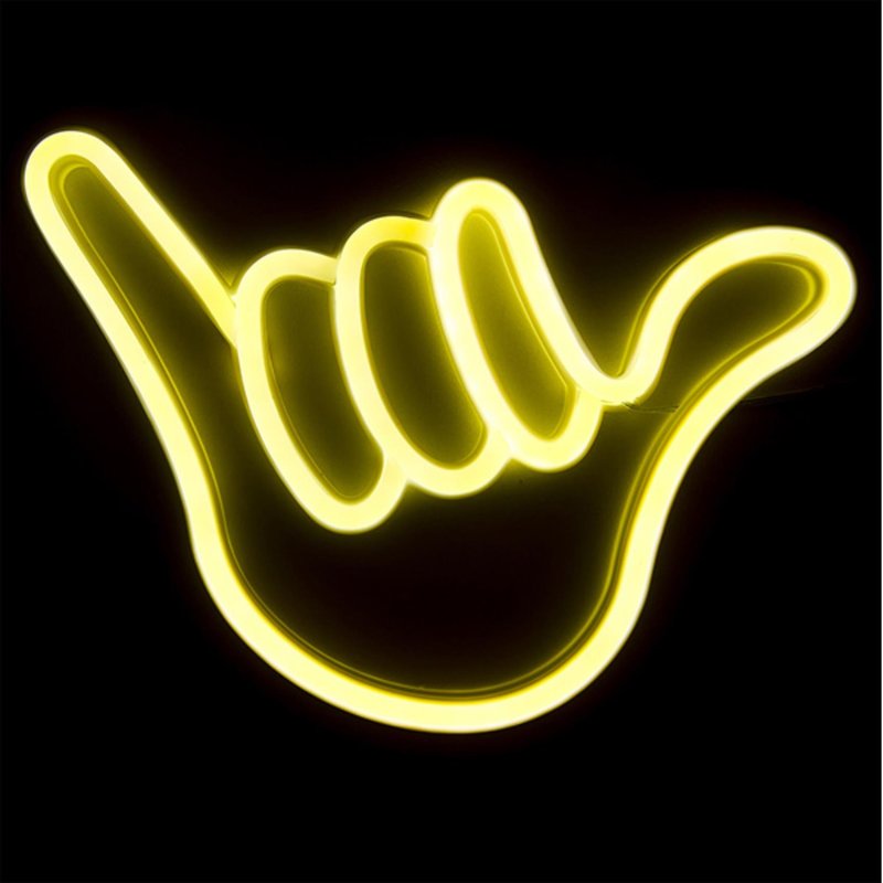 MUITOMAS NEON WALL LAMP HAND MUITOMAS NEON WALL LAMP HAND