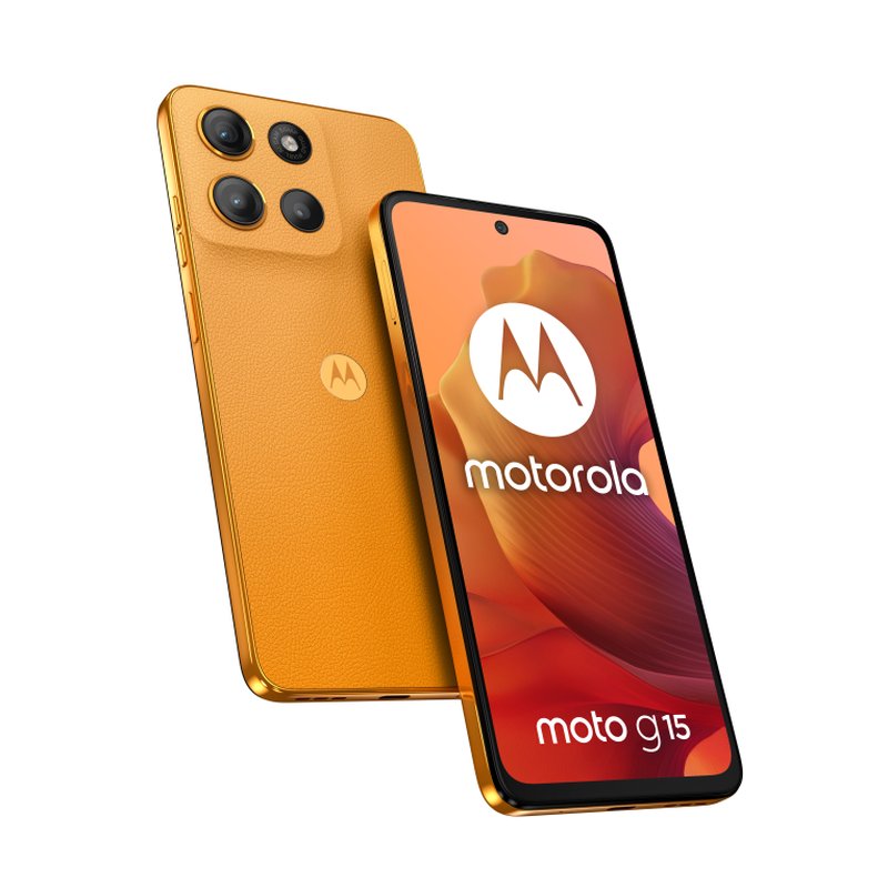 Motorola moto g15 17,1 cm (6.72") SIM doble Android 15 4G USB Tipo C 8 GB 256 GB 5200 mAh Naranja Motorola moto g15 17,1 cm (6.72") SIM doble Android 15 4G USB Tipo C 8 GB 256 GB 5200 mAh Naranja