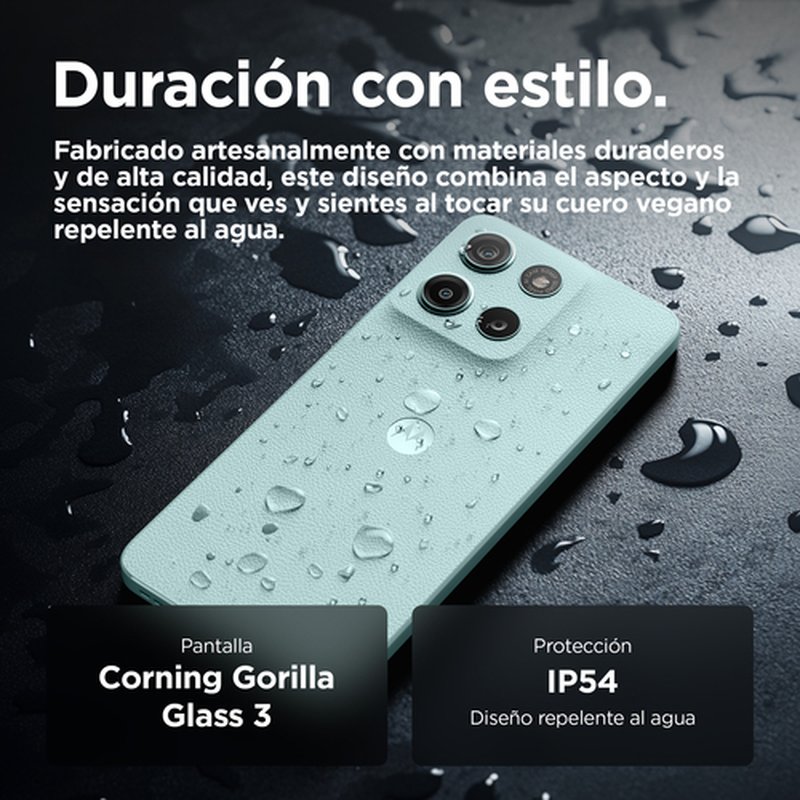 Motorola moto g15 17,1 cm (6.72") SIM doble Android 15 4G USB Tipo C 8 GB 512 GB 5200 mAh Azul claro - Imagen 9