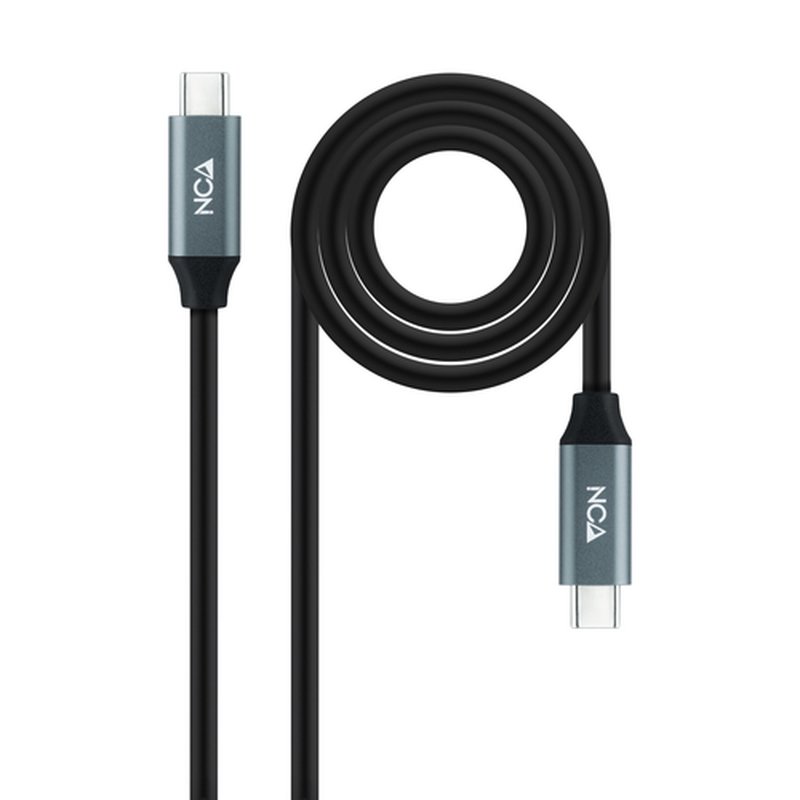 Nanocable Cable USB 3.2 Gen2x2 20Gbps 5A/100W 4K/60Hz USB-C/M-USB-C/M, 1 m Nanocable Cable USB 3.2 Gen2x2 20Gbps 5A/100W 4K/60Hz USB-C/M-USB-C/M, 1 m