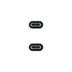 Nanocable Cable USB 3.2 Gen2x2 20Gbps 5A/100W 4K/60Hz USB-C/M-USB-C/M, 1 m Nanocable Cable USB 3.2 Gen2x2 20Gbps 5A/100W 4K/60Hz USB-C/M-USB-C/M, 1 m