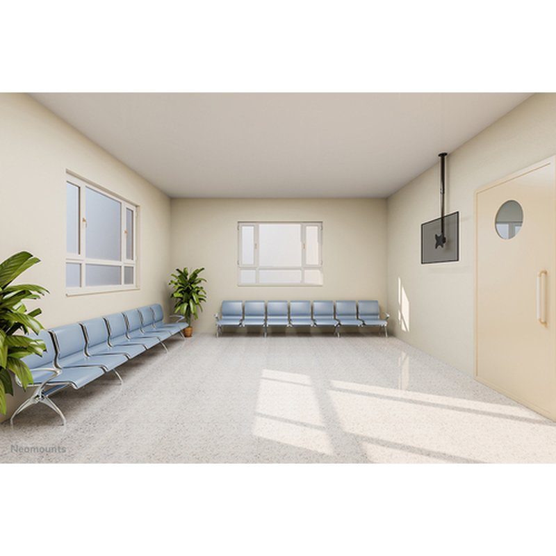 Neomounts CL35-340BL12 Soporte de techo para monitor/TV 23-42" - alt. 106-156 cm Neomounts CL35-340BL12 Soporte de techo para monitor/TV 23-42" - alt. 106-156 cm - Imagen 18