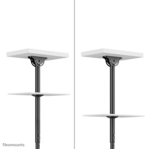 Neomounts CL35-340BL22 Soporte de techo para doble monitor/TV 23-42" - alt. 106-156 cm