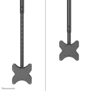 Neomounts CL35-340BL22 Soporte de techo para doble monitor/TV 23-42" - alt. 106-156 cm