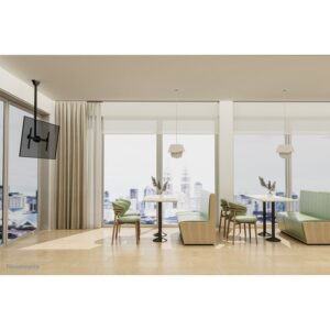 Neomounts CL35-440BL16L Soporte de techo para monitor/TV 37-70" - alt. 106-156 cm