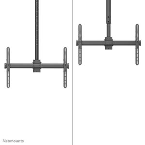 Neomounts CL35-440BL16L Soporte de techo para monitor/TV 37-70" - alt. 106-156 cm