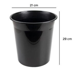 PAPELERA Q-CONNECT NEG 13L 275X2