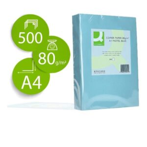 PAPEL Q-CONNECT A4 80GR CELES 50