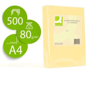PAPEL Q-CONNECT A4 80GR CHAMP 50