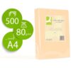 PAPEL Q-CONNECT A4 80GR CREMA 50