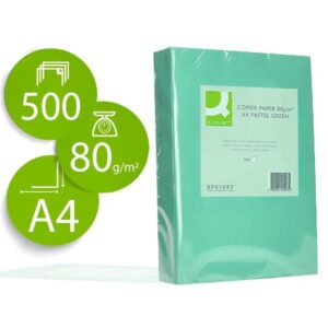 PAPEL Q-CONNECT A4 80GR VER 500H