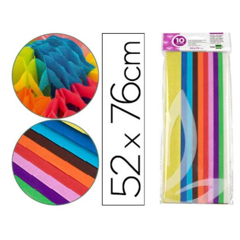 PAPEL SEDA 52X76CM 18G/M2 BOLSA PAPEL SEDA 52X76CM 18G/M2 BOLSA