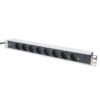 PDU 8 SCHUKO 19 1U PDU 8 SCHUKO 19 1U