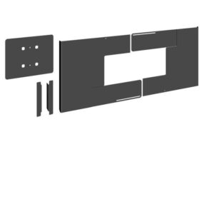 PFA9115 Back Covers 42-47 INCH Black