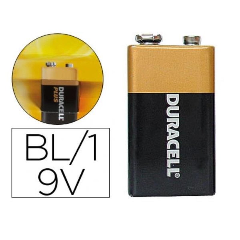PILA DURACELL ALCALINA PLUS 9V B PILA DURACELL ALCALINA PLUS 9V B