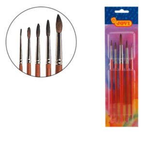PINCELES ACUARELA JOVI 5UD SURT