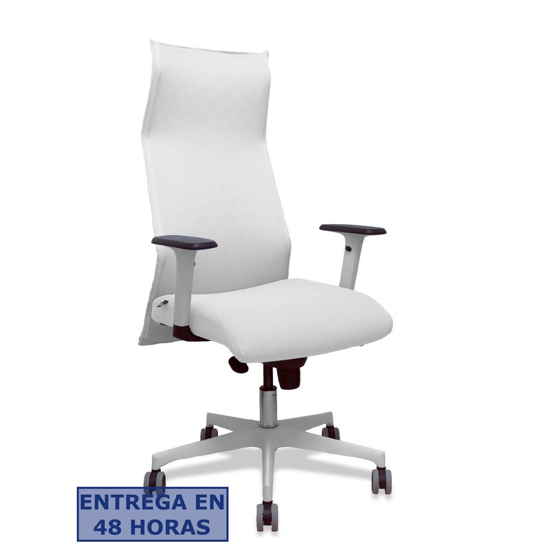 PIQUERAS Y CRESPO Sillon Sahuco blanco bali blanco brazos blancos base blanca ruedas parque 65mm PIQUERAS Y CRESPO Sillon Sahuco blanco bali blanco brazos blancos base blanca ruedas parque 65mm