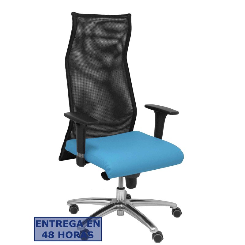 PIQUERAS Y CRESPO Sillon Sahuco similpiel azul claro PIQUERAS Y CRESPO Sillon Sahuco similpiel azul claro