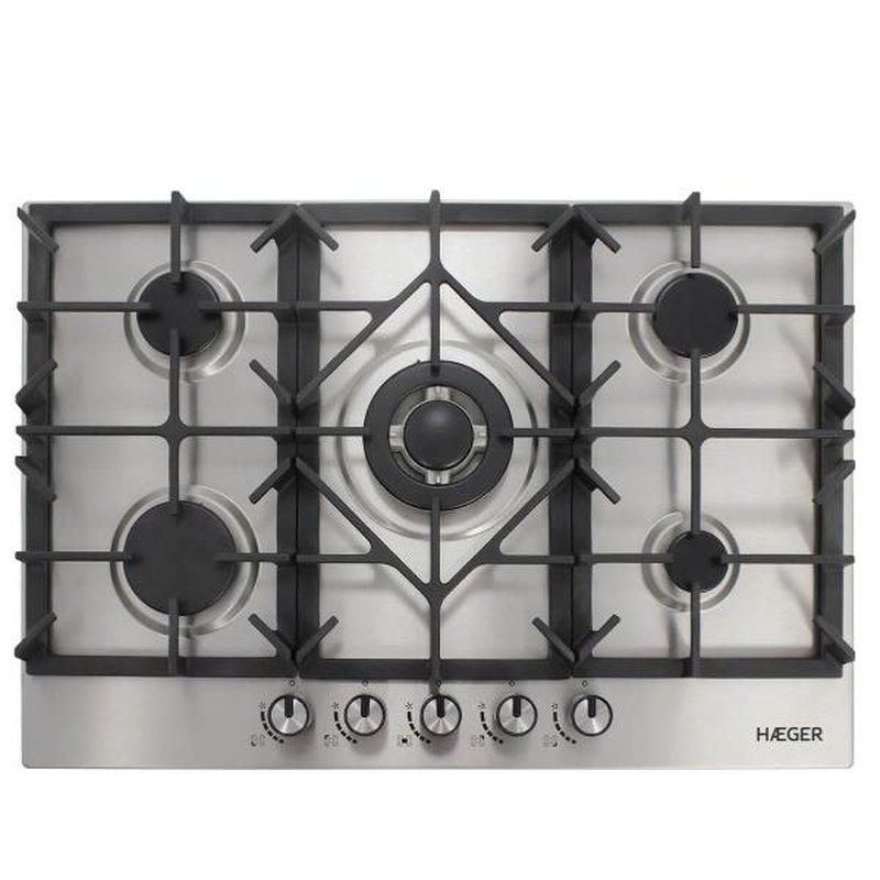 PLACA GAS ENCASTRE 5 FUEGO 1 WOK PLACA GAS ENCASTRE 5 FUEGO 1 WOK