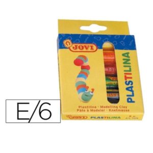 PLASTILINA JOVI ESTUCHE 6 BARRAS