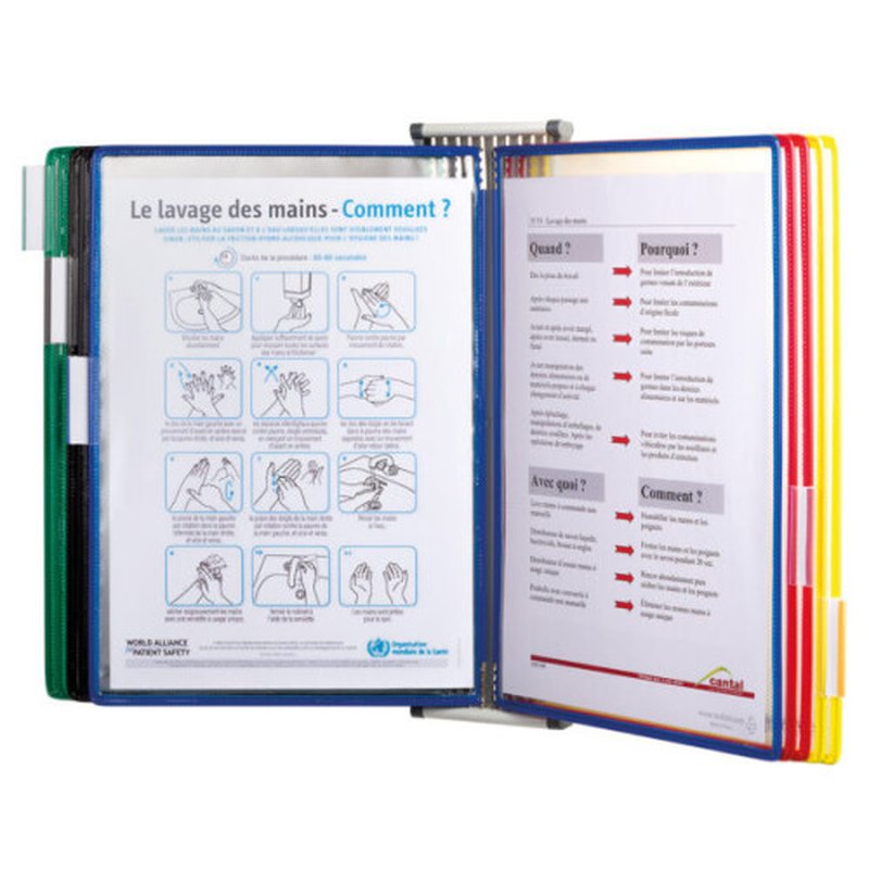 PORTACAT PARED MET 10 FUNDAS A4 PORTACAT PARED MET 10 FUNDAS A4 - Imagen 3