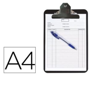 PORTANOTAS Q-CONNECT POL NEG A4