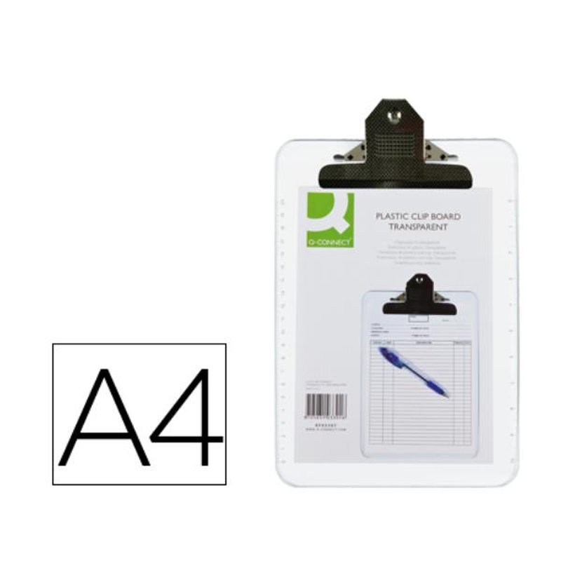 PORTANOTAS Q-CONNECT TRANSP A4 4 PORTANOTAS Q-CONNECT TRANSP A4 4
