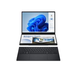 PORTATIL ASUS ZENBOOK DUO UX8406CA-PZ152W CORE ULTRA 9 285H 32GB 1TB SSD 14" OLED W11 BLACK
