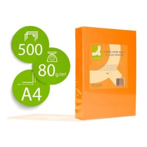 P Q-CONNECT A4 80GR NA NEON 500H