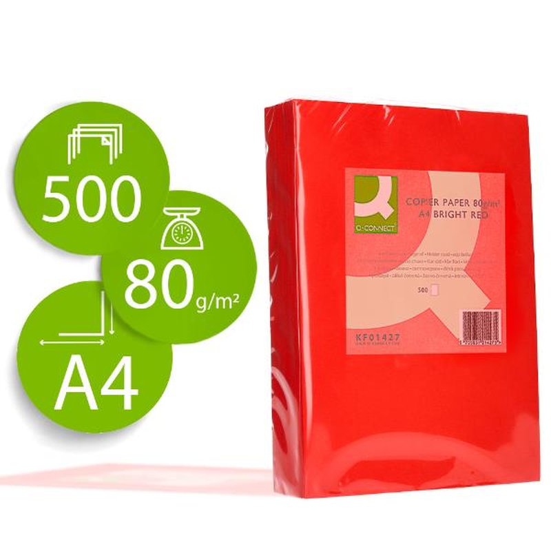 P Q-CONNECT A4 80GR RO INTENSO 5 P Q-CONNECT A4 80GR RO INTENSO 5