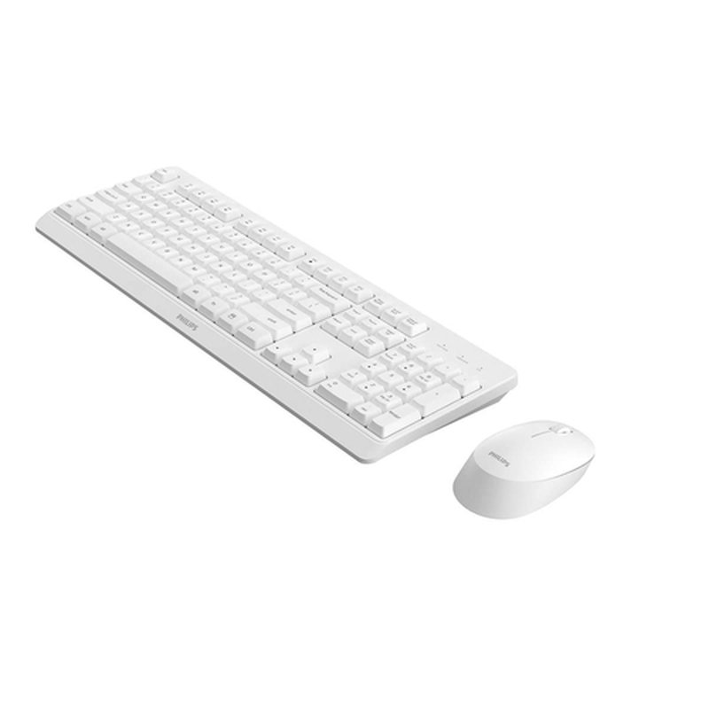 Philips 3000 series SPT6307WL/16 teclado Ratón incluido Universal RF inalámbrico QWERTY Inglés Blanco - Imagen 3