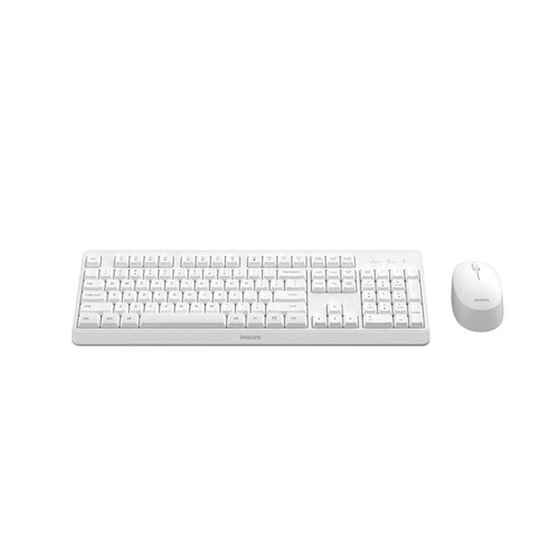 Philips 3000 series SPT6307WL/16 teclado Ratón incluido Universal RF inalámbrico QWERTY Inglés Blanco - Imagen 4